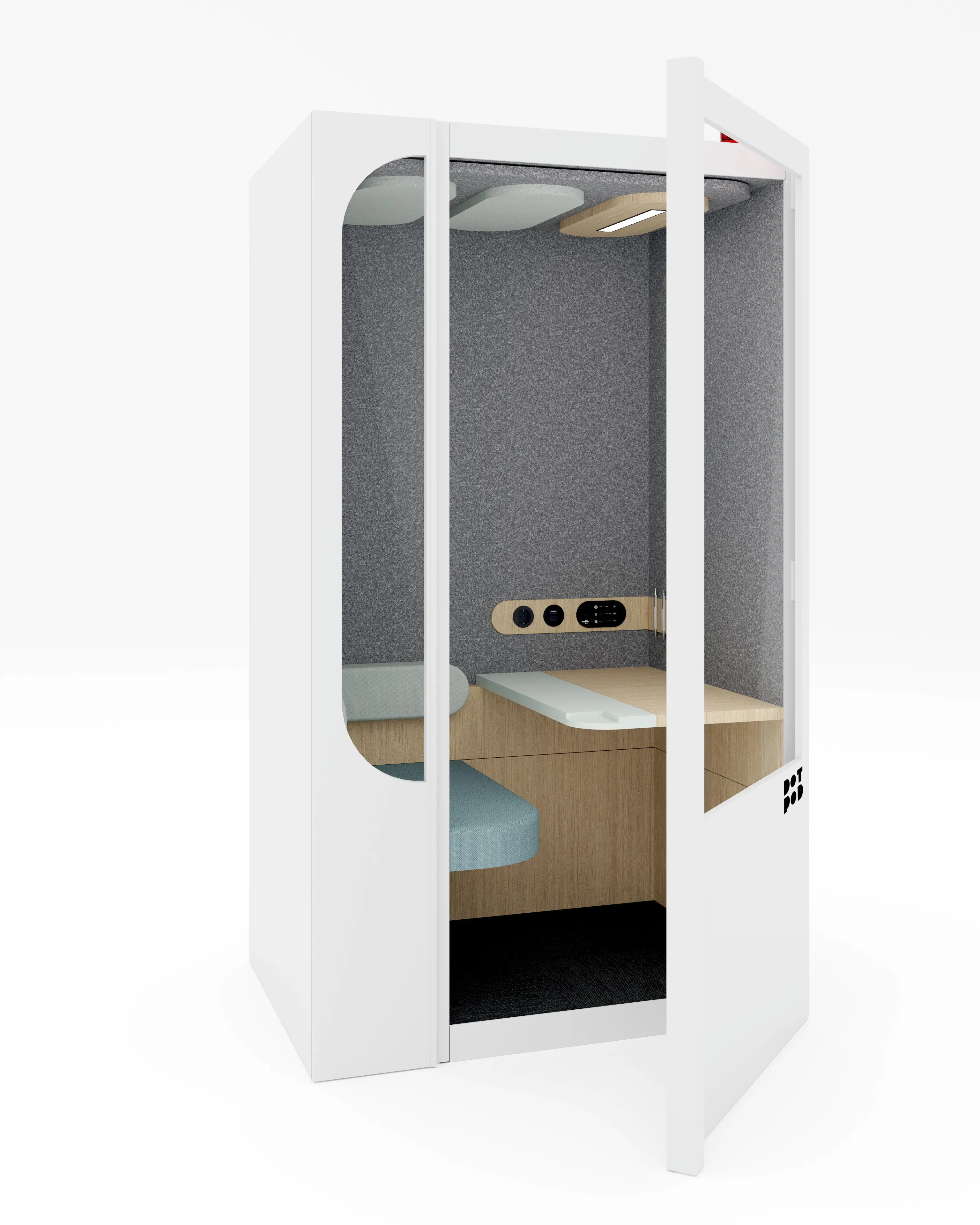 DOT Plus office pod — single-person mini office, exterior view